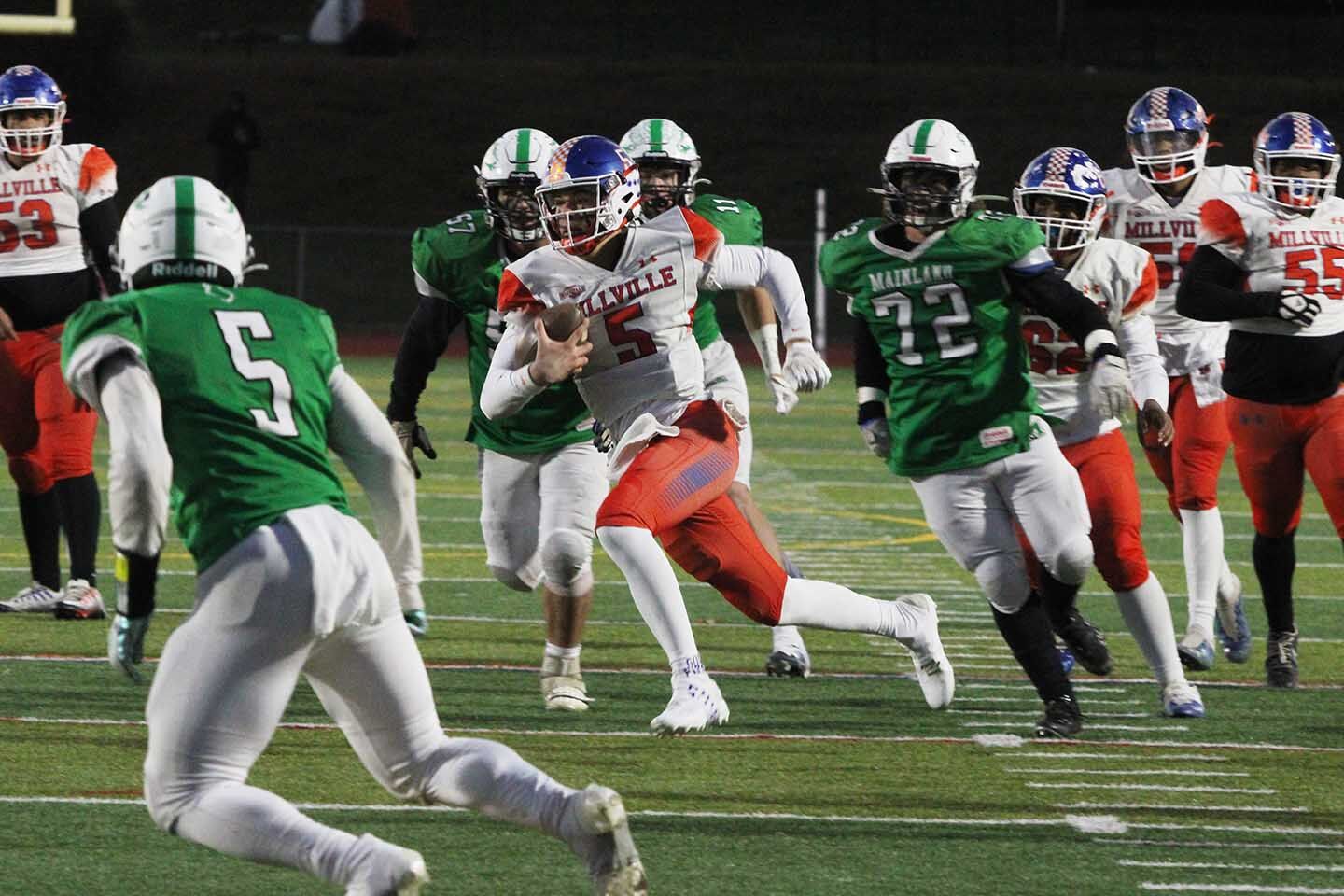 Mainland Regional vs Millville football print